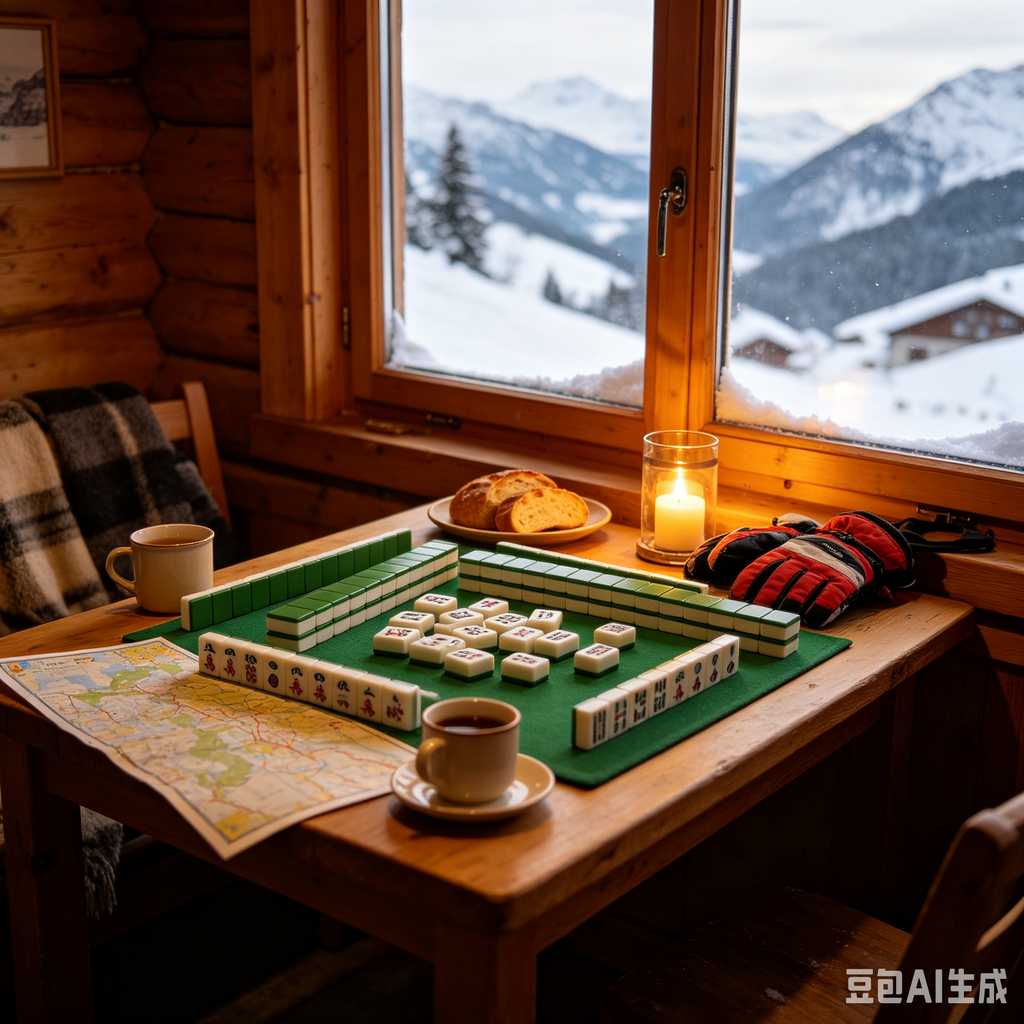 elegant text mahjong tiles